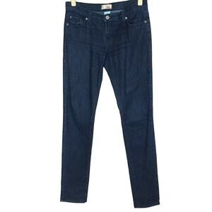 BDG Urban Outfitters Slim Straight Jeans Low Rise Dark Wash Distressed 29 Tall